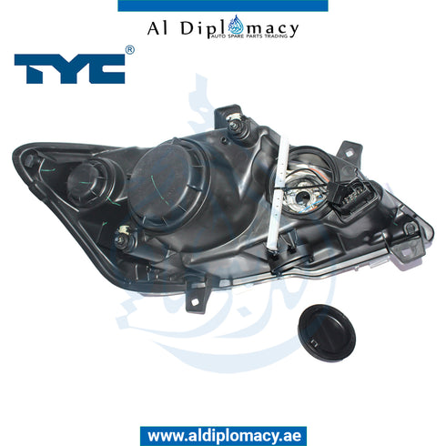 Left Headlight, Normal, WITH COVER AND MOTOR for Mercedes-Benz VITO W639 (2003-2015) models