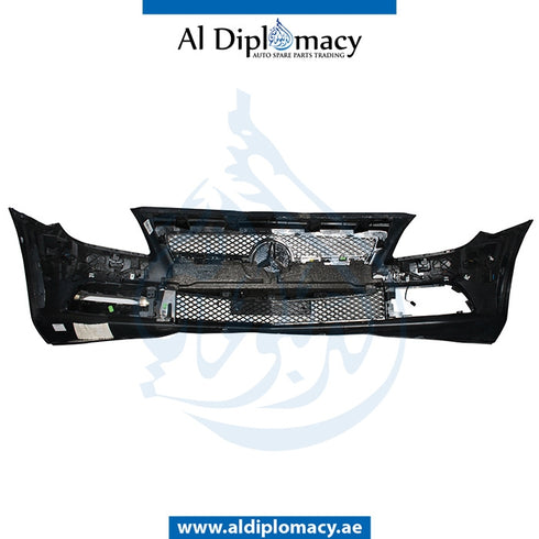 Front Bumper, WITH Senor, AND WIPER Hole, COMPLETE for Mercedes-Benz SLK Class W172 (2011-2020) models, Part Number U-172FB+S+W-CO-G2