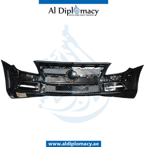 Front Bumper, WITH Senor, AND WIPER Hole, COMPLETE for Mercedes-Benz SLK Class W172 (2011-2020) models, Part Number U-172FB+S+W-CO-G1
