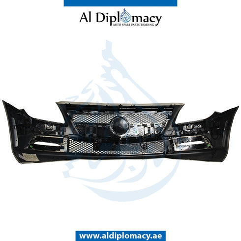 Front Bumper, WITH Senor, AND WIPER Hole, COMPLETE for Mercedes-Benz SLK Class W172 (2011-2020) models, Part Number U-172FB+S+W-CO-GO