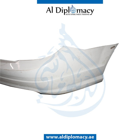 Rear Bumper, WITHOUT SENSOR Hole, White, Amg, COMPLETE for Mercedes-Benz C Class W204 (2007-2015) models