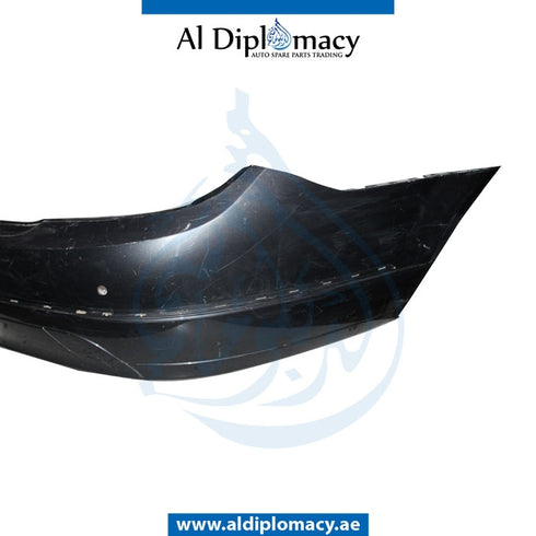 Rear Bumper, WITH SENSOR Hole, Normal, EMPTY for Mercedes-Benz C Class W204 (2007-2015) models, Part Number U-204RB+S-NOR-EM-G2