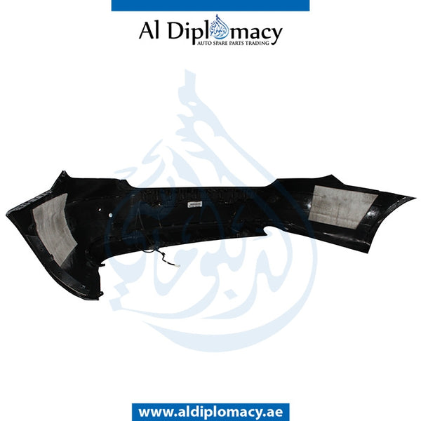 Rear Bumper, WITH SENSOR Hole, BLACK for Mercedes-Benz E Class W207 (2009-2017) models, Part Number U-207RB+S-BK