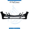Front Bumper, WITH Senor, AND WIPER Hole, Black, Normal, EMPTY for Mercedes-Benz E Class W212 (2009-2016) models, Part Number U-212FB10+S+W+EMP-NOR-BK