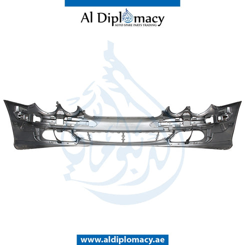 Front Bumper, WITHOUT SENSOR Hole, WITH WIPER Hole, EMPTY for Mercedes-Benz CL Class W215 (1999-2005) models, Part Number U-215FB07-S+W-EM-NC