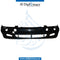 Front Bumper, WITH WIPER Hole, Black, EMPTY for Mercedes-Benz S Class W220 (1999-2005) models, Part Number U-220FB99+W-EM-BK