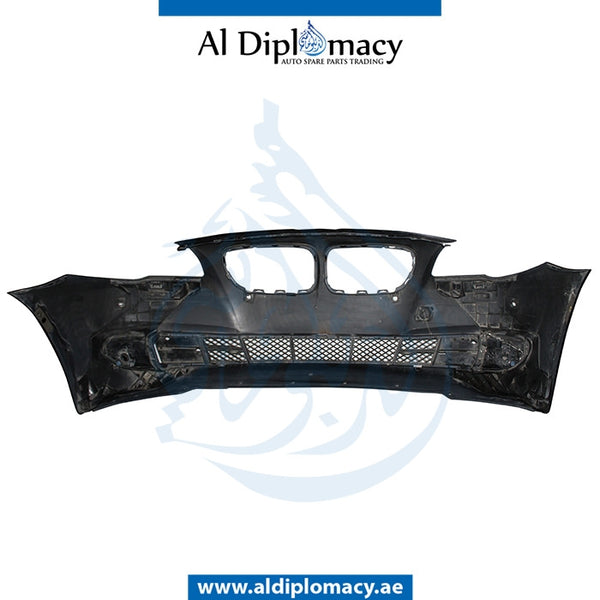 Front Bumper, WITH Sensor, Wiper, AND CAMERA Hole, COMPLETE for BMW 5 Series F10 (2010-2016) models, Part Number U-51117285962-CO