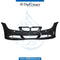 Front Bumper, WITH WIPER Hole, Black, EMPTY for BMW 3 Series E90 (2005-2011) models, Part Number U-E90FB07-S+W-EM-BK