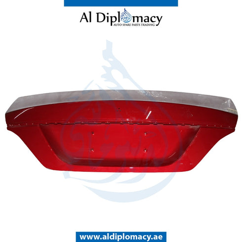 TRUNK Lid, Red, EMPTY for Mercedes-Benz CLS Class W218 (2011-2018) models, Part Number U218DEC-EM-RD