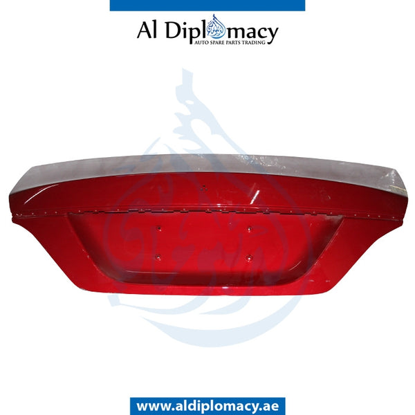 TRUNK Lid, Red, EMPTY for Mercedes-Benz CLS Class W218 (2011-2018) models, Part Number U218DEC-EM-RD
