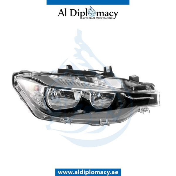 Left Headlight, NORMAL for BMW 3 Series F30 (2015-2019) models, Part Number UH-63117365595