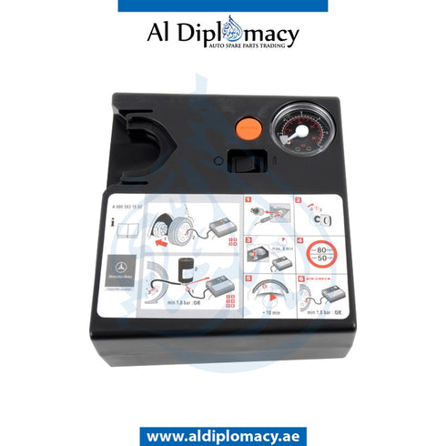 TIRE INFLATION COMPRESSOR for Mercedes-Benz C Class C217 (2015-2021) models, Part Number UN-0005831502