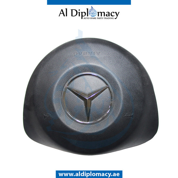 STEERING WHEEL Airbag, BLACK for Mercedes-Benz C Class W205 (2015-2021) models, Part Number UN-0008601503-BK