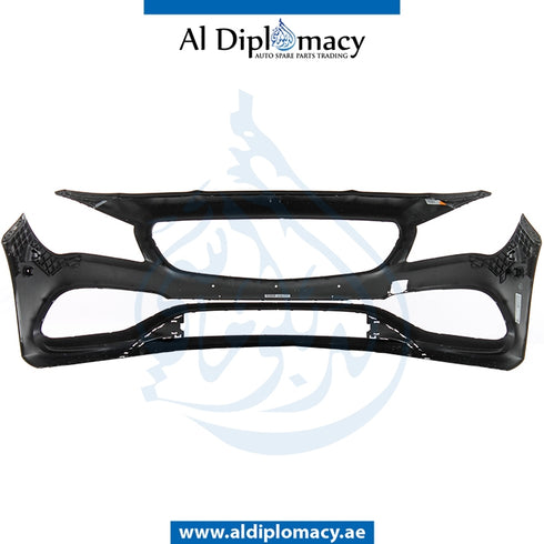 Front Bumper, WITH SENSOR Hole, EMPTY for Mercedes-Benz CLA Class W117 (2013-2022) models