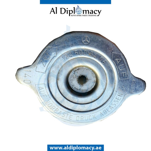 RADIATOR COOLANT EXPANSION TANK CAP for Mercedes-Benz E Class W124 (1986-1995) models, Part Number UN-1245000406