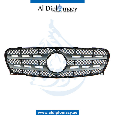 SHOW Grille, COMPLETE for Mercedes-Benz GLA Class X156 (2014-2020) models, Part Number UN-1568806400-CO