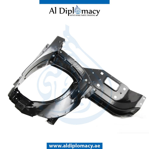 Right HEADLIGHT FRAME for Mercedes-Benz M Class W164 (2006-2011) models, Part Number UN-1646200491