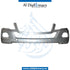 Front Bumper, WITH Sensor, Normal, AND WIPER HOLE for Mercedes-Benz M Class W164 (2006-2011) models, Part Number UN-1648803340