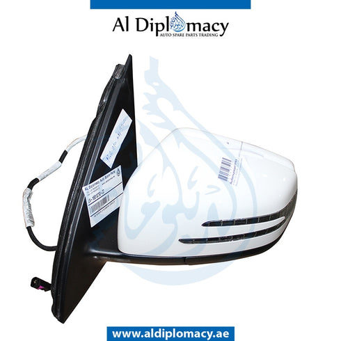 Left Mirror, WITH Camera, COMPLETE for Mercedes-Benz GL Class W166 (2011-2019) models, Part Number UN-1668100793-CO