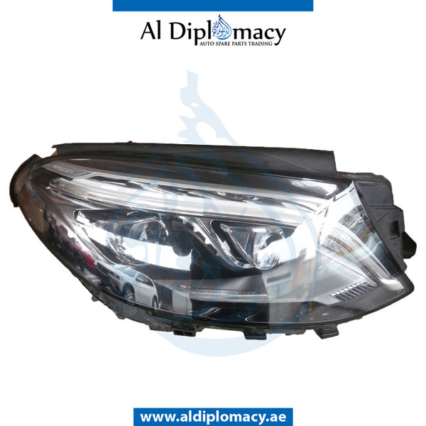 Right Headlight, DYNAMIC Led, COMPLETE for Mercedes-Benz GLE Class W166 (2011-2019) models, Part Number UN-1668200859-CO
