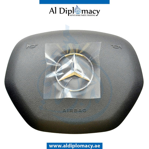 STEERING WHEEL Airbag, BLACK for Mercedes-Benz G Class W166 (2011-2019) models, Part Number UN-1668600002-BK