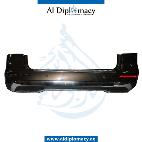 Rear Bumper, WITH SENSOR Hole, Normal, COMPLETE for Mercedes-Benz GLE Class W166 (2011-2019) models, Part Number UN-1668850625-CO