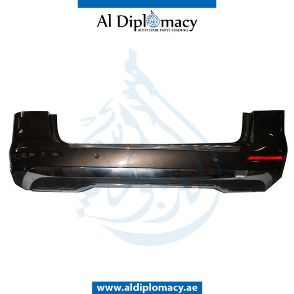 Rear Bumper, WITH SENSOR Hole, Normal, COMPLETE for Mercedes-Benz GLE Class W166 (2011-2019) models, Part Number UN-1668850625-CO