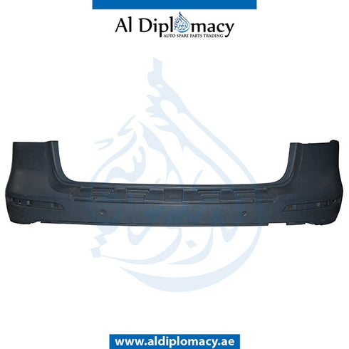 Rear Bumper, WITH SENSOR Hole, WITHOUT WIPER Hole, EMPTY for Mercedes-Benz GLE Class W166 (2011-2019) models