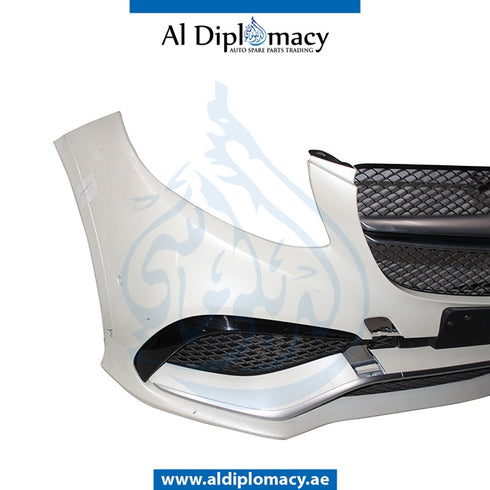 Front Bumper, WITH SENSOR Hole, AMG 63, COMPLETE for Mercedes-Benz GL Class W166 (2011-2019) models