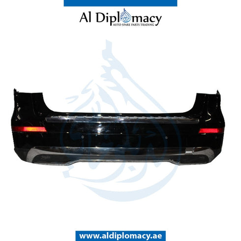Rear Bumper, WITH SENSOR Hole, COMPLETE for Mercedes-Benz GLE Class W166 (2011-2019) models, Part Number UN-1668852325-CO