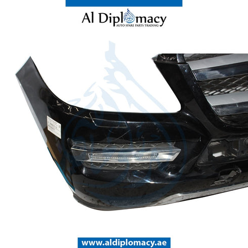 Front Bumper, WITHOUT SENSOR Hole, Normal, COMPLETE for Mercedes-Benz GL Class X166 (2013-2019) models