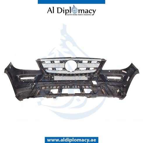 Front Bumper, WITH SENSOR AND WIPER Hole, NORMAL for Mercedes-Benz GLE Class X166 (2013-2019) models