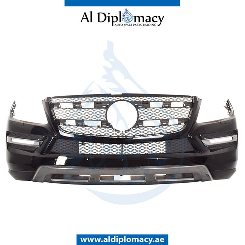 Front Bumper, WITH SENSOR AND WIPER Hole, NORMAL for Mercedes-Benz GLE Class X166 (2013-2019) models
