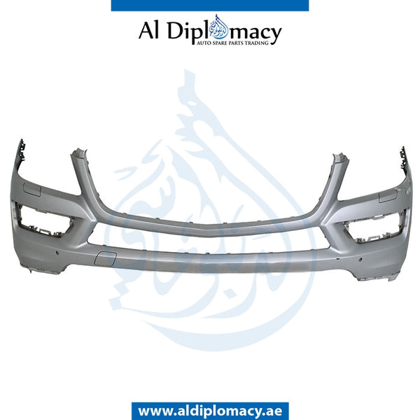 Front Bumper, WITH SENSOR AND WIPER Hole, NORMAL for Mercedes-Benz GLE Class X166 (2013-2019) models, Part Number UN-1668853125