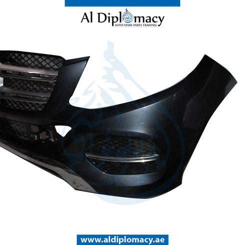 Front Bumper, WITHOUT SENSOR Hole, Normal, COMPLETE for Mercedes-Benz GL Class W166 (2011-2019) models