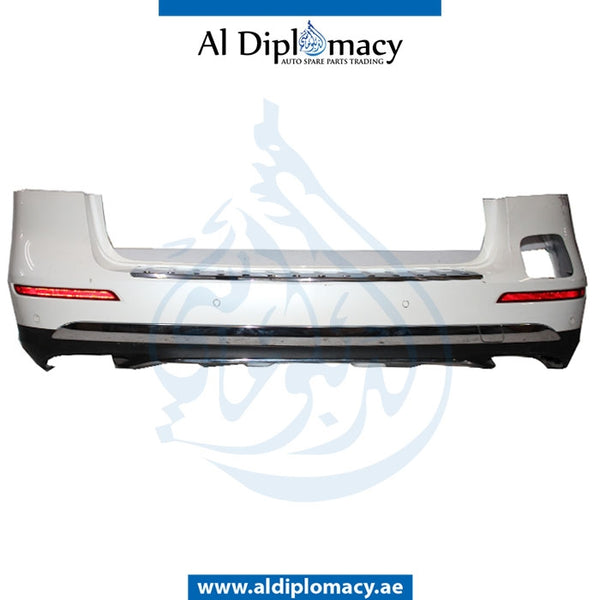 Rear Bumper, WITH SENSOR HOLE , Normal, COMPLETE for Mercedes-Benz GL Class W166 (2011-2019) models, Part Number UN-1668859925-CO