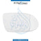 Right Mirror GLASS for Mercedes-Benz SL Class W171 (2004-2011) models, Part Number UN-1718100221
