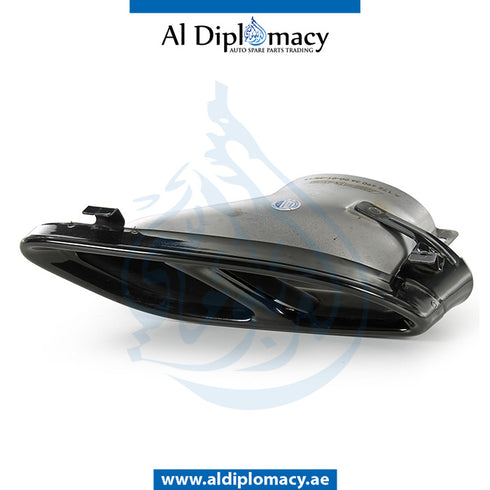 Left EXHAUST TAILPIPE TIP for Mercedes-Benz C Class W205 (2015-2021) models, Part Number UN-1724903500