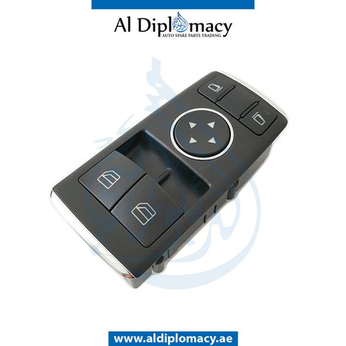 Front DOOR WINDOW SWITCH for Mercedes-Benz SLK Class C190 (2010-2015) models, Part Number UN-1729057000