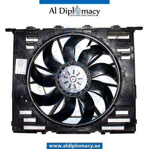 Fan, WITH HOUSING for BMW 5 Series G11 (2019-2022) models, Part Number UN-17427953399