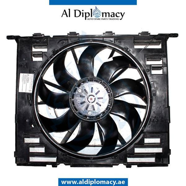 Fan, WITH HOUSING for BMW 5 Series G11 (2019-2022) models, Part Number UN-17427953399