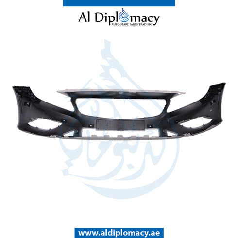 Front Bumper, WITH SENSOR Hole, EMPTY for Mercedes-Benz A Class W176 (2012-2018) models