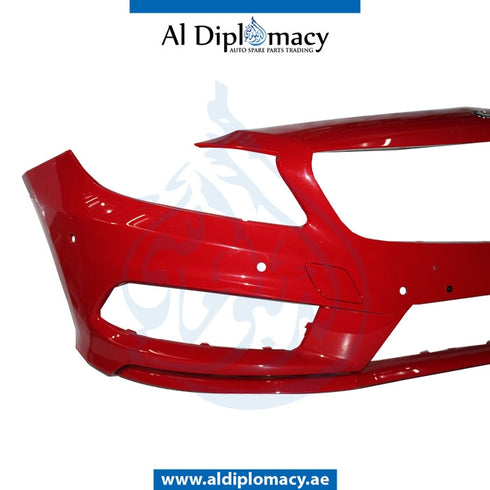 Front Bumper, WITH SENSOR Hole, EMPTY for Mercedes-Benz A Class W176 (2012-2018) models