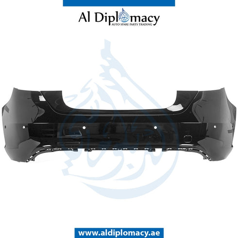 Rear Bumper, WITH SENSOR Hole, EMPTY for Mercedes-Benz A Class W176 (2012-2018) models, Part Number UN-1768807040