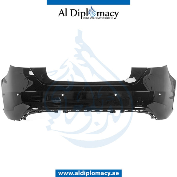 Rear Bumper, WITH SENSOR Hole, EMPTY for Mercedes-Benz A Class W176 (2012-2018) models, Part Number UN-1768807040