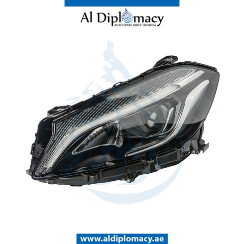 Left Headlight, STATIC LED for Mercedes-Benz A Class W176 (2012-2018) models, Part Number UN-1769065900