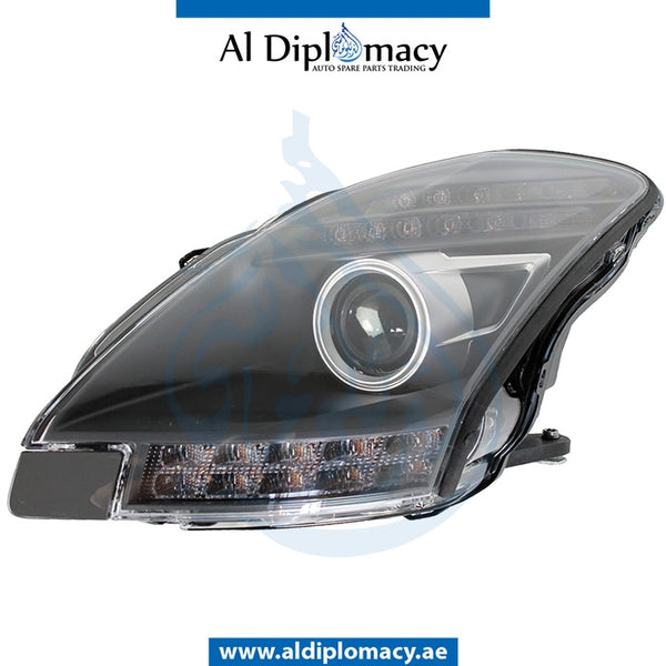 Left Headlight, BI Xenon, COMPLETE for Mercedes-Benz SLS Class C197 (2010-2015) models, Part Number UN-1978200761-CO