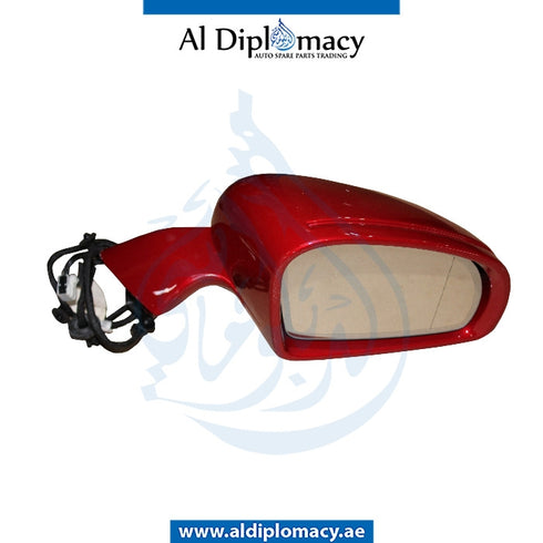 Mirror, Red, COMPLETE for Mercedes-Benz SLS Class C197 (2010-2015) models