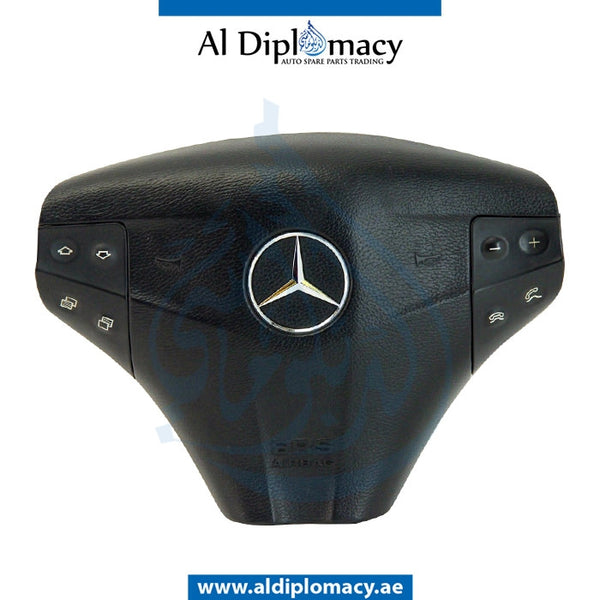 STEERING WHEEL Airbag, BLACK for Mercedes-Benz C Class W203 (2001-2007) models, Part Number UN-2034602398-BK
