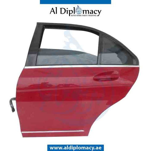 Rear Left Door, COMPLETE for Mercedes-Benz C Class W204 (2007-2015) models